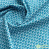 Blue Cherry Blossom Wave Ethnic Cotton Geometric Pattern Digital Printing Fabric For Quilting Clothes DIY Handmade By Half Meter