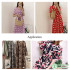 Satin Chiffon Drape Fabric Leopard Chain Daisy Printed Chiffon for Summer Dresses Pajamas Home Wear Per Meters