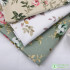 Thick Cotton Stripe Flowers Floral Printed Canvas Fabric for Tablecloths Sofa Shoes Curtain Home Decor By the Half Meter