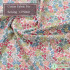 Colorful Small Floral Printed Cotton Poplin Fabric for Dress DIY Sewing Clothes Patchwork 50x140cm