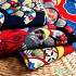 Ethnic Fabric Cotton and Linen Vintage Style Retro Bohemian for Sewing Pillow Tablecloth Per Half Meter