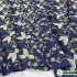 Summer Thin Embroidered Washed Denim Fabric Flower Embroider Cotton Polyester For Sewing Dresses Clothes By Meters