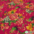 Peony Fabric Ethnic Printed Cotton Linen Breathable Fabrics For Upholstery Furniture Home Decor Textile Per Meter
