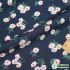 Rayon Fabric Dark Small Floral Flower Thin And Light DIY Handmade Pajamas Summer Clothes By Half Meter