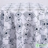Geometric Canvas Fabric Stripes Triangle Polyester for Tablecloths Curtains Pillows Handmade DIY per Meters