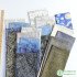 Gold Foil Fabric Leaf Cotton Bronze Fabrics for Bags DIY Doll Clothes Dress Per Half Meter