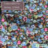 Colorful Small Floral Printed Cotton Poplin Fabric for Dress DIY Sewing Clothes Patchwork 50x140cm