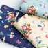 Country Style Deer Fox Animal Muslin Digital Ink Jet Printing Cotton Fabric for Quilting Bag Clothes DIY