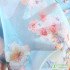 Chiffon Fabric 30D Flowers Printed Transparent for Sewing Dress Beach Dress Long Skirt by Meters