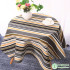 Thick Cotton Stripe Flowers Floral Printed Canvas Fabric for Tablecloths Sofa Shoes Curtain Home Decor By the Half Meter