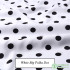Polka Dots Print Rayon Fabric for Sewing Clothes Dress Home Decoration By the Half Metre 50x143cm