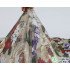 Floral patterned Stretchy mesh net Fabric 62 inch wide - sold by the yard