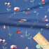 Rayon Fabric Dark Small Floral Flower Thin And Light DIY Handmade Pajamas Summer Clothes By Half Meter