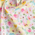Floral Twill Cotton Fabric Pastoral Small Fresh Flowers DIY Handmade by Half Meter