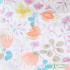 Floral  Fabric Cotton Flowers Leaf Printed Twill Fabrics For Sewing Baby Clothes Bedding DIY Toys Handmade Per Half Meter