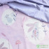 Garden Plant Squirrel Rabbit Cotton Twill Fabric Bedding Four Pieces Bed Set By Half Meter