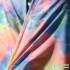 Tie Dye Denim Fabric Thin for Sewing Summer Clothes Dresses Colourful by Half Meter