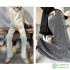 Waffle Chenille Fabric Short Velvet for Sewing Pants Sweatpants Autumn and Winter by Half Meter