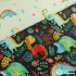 Child Cotton Digital Printed Dinosaur Fabric for Quilting Baby Clothes Bedding Home Textile Per Half Meter