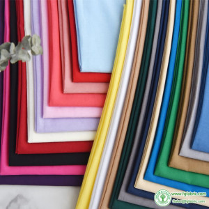Thin Pure Cotton Lining Fabric No Elasticity Solid Color for Sewing Clothes Dresses Lining by Half Meter