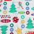 Christmas Decoration Fabric for Sew DIY Handmade Snowman Doll Tree Elk Santa Claus by Half Meter