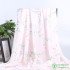 50D Transparent Floral Printed BOHO Chiffon Fabric For Sewing Summer Dresses BY Meters