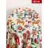 Plant Flower Printed Canvas Fabric for Sewing Tablecloth Curtain Chair Cover Handbag Tent Sofa Handmade DIY per Meters