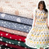 Polka Dot Chiffon Fabric Opaque Printed Color Big Dots for Sewing Summer Clothes By Meters