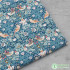 William Morris Fabric Thin Cotton Poplin Classic Pattern for Sewing Dresses Clothes by Half Meter