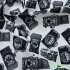 Pure Cotton Digital Printing Fabric Vintage Retro Camera For Sewing Dress Shirt DIY Handmade Accessories By Half Meter