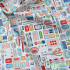Cotton Fabric Sewing Machine Home Floral Dots Digital Printed DIY Handmade by Half Meter