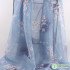 30D Printed Floral Chiffon Fabric Summer Thin Transparent for Sewing Dress Female Seaside Vacation Shawl by Meters