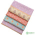 Pure Cotton Fabric Handmade DIY for Sew Ethnic Style Floral Breathable Good Moisture Absorption Soft per Meters