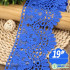 White Lace Fabric Ribbon Wedding for Dresses Macrame 3D Flower Vintage Bridal Lot By Meters
