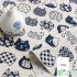 Flamingo Printed Cotton Linen Fabric for Curtains Tablecloths Doll Clothes Home Textile  by The Metre_4
