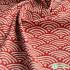 Japanese Wavy Scales Cotton Twill Fabric for Bed Sheet Sew Clothes Home Textile Per Half Meter