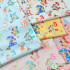 Sewing Fabric Pure Cotton Cartoon Animal Alphanumeric DIY Handmade for Quilting Clothes Dresses Bags