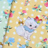 Cats Cotton Fabric Printed Thicken Twill Cartoon for Sewing DIY Handmade Clothing By Half Meter