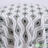 Geometric Canvas Fabric Stripes Triangle Polyester for Tablecloths Curtains Pillows Handmade DIY per Meters