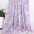 50D Transparent Floral Printed BOHO Chiffon Fabric For Sewing Summer Dresses BY Meters