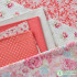 Per Half Meter Red Flower Cotton Printed Fabric Digital Printing Dots for Sewing Dresses Patchwork