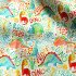 Child Cotton Digital Printed Dinosaur Fabric for Quilting Baby Clothes Bedding Home Textile Per Half Meter