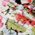 Floral Rayon Fabric By Half Meter Flower Bamboo Knotted Thin And Light for Sewing Dress Clothes Accessories