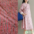 Corduroy Printed Fabric Fresh Floral Flower Stripes Lattice for Sewing Dress Shirt Coat Pants Per Meters