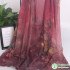 50D Transparent Floral Printed BOHO Chiffon Fabric For Sewing Summer Dresses BY Meters