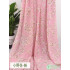 Chiffon Fabric Pearl Printed Floral Plant Breathable for Sewing Summer Dresses Clothes by Meters