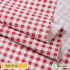 Striped and Plaid Printed Cotton Linen Fabric for Curtains Tablecloths Home Decoration Accessories