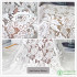 White Hollow Out Lace Fabric For Wedding Decorations Home Decor Fabric by the Metre 100cmx140cm