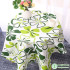 Thick Cotton Stripe Flowers Floral Printed Canvas Fabric for Tablecloths Sofa Shoes Curtain Home Decor By the Half Meter