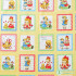 Strawberry Fabric 100%Cotton Printing Dyeing Cartoon Flower Children's Clothing for Sewing Cloth By half Meter